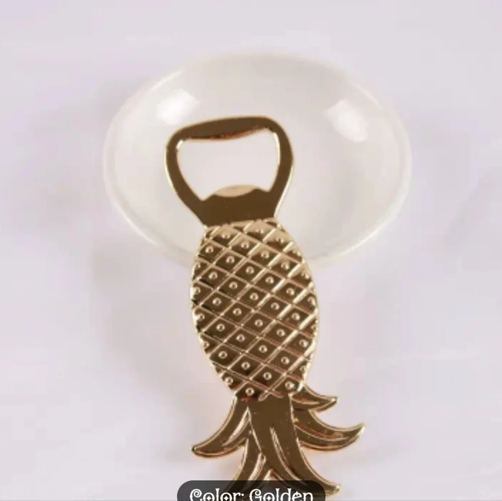 ▪️ Pineapple shaped bottle  gold opener ✨️💛